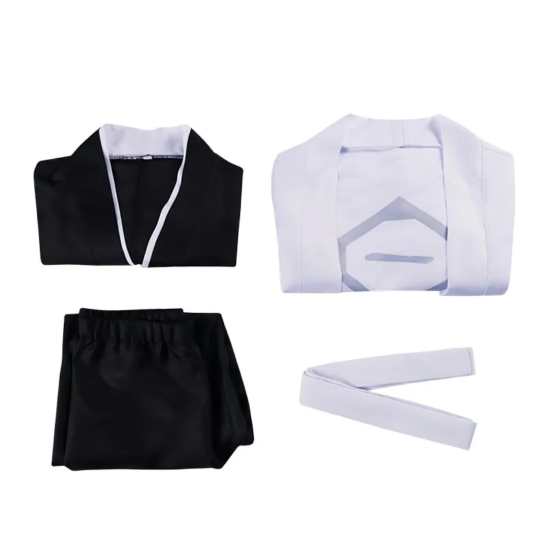 Anime Aizen Sousuke Cosplay Costume Bleach Cosplay Kuchiki Byakuya Captain Hitsugaya Toushir Captain Robe Kimono Outfit for Men view 5