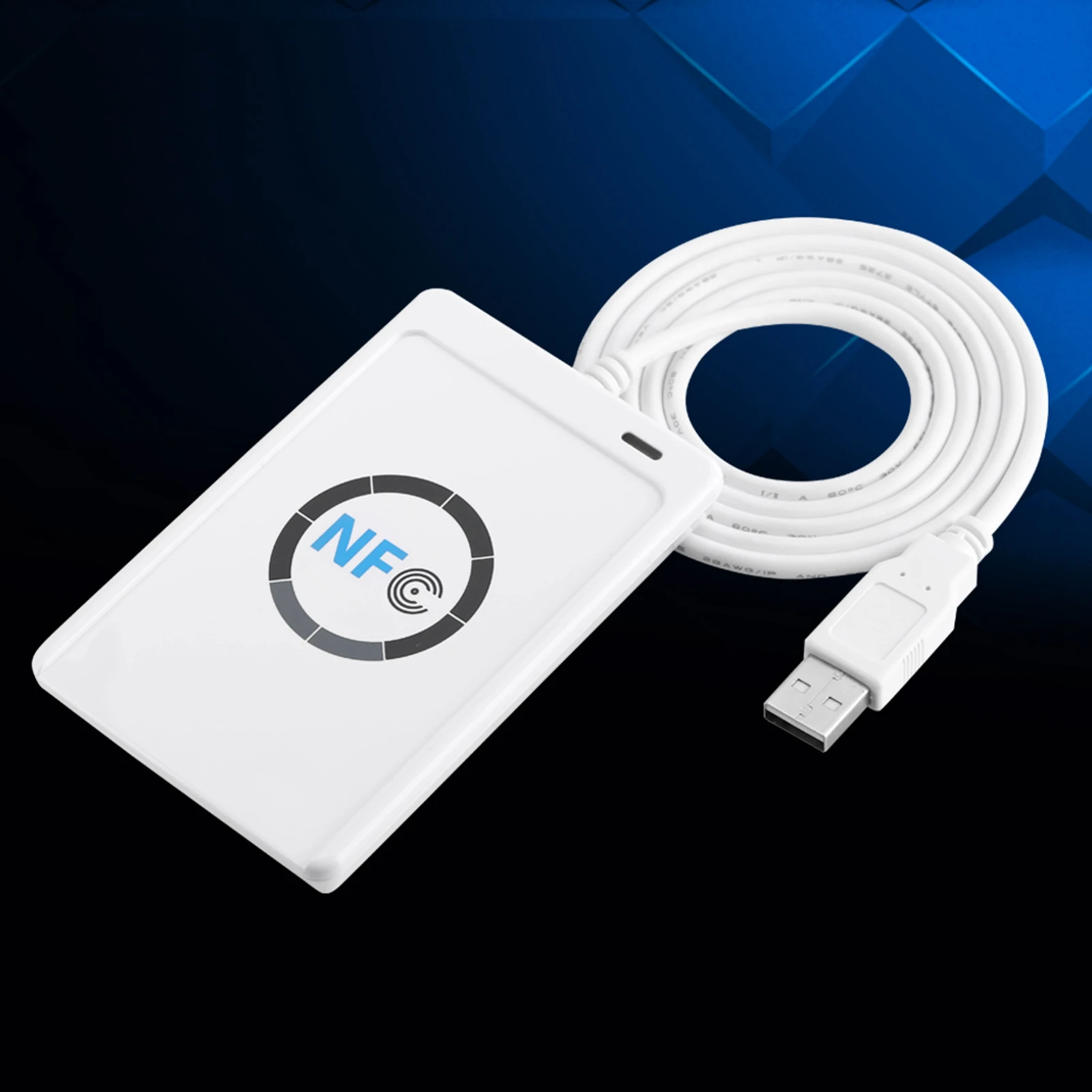 

Адаптер NFC RFID-считыватель Writer ACR122U ISO 14443A/B Программное обеспечение в белом IC Card Reader Writer Reader NFC RFID Reader Writer