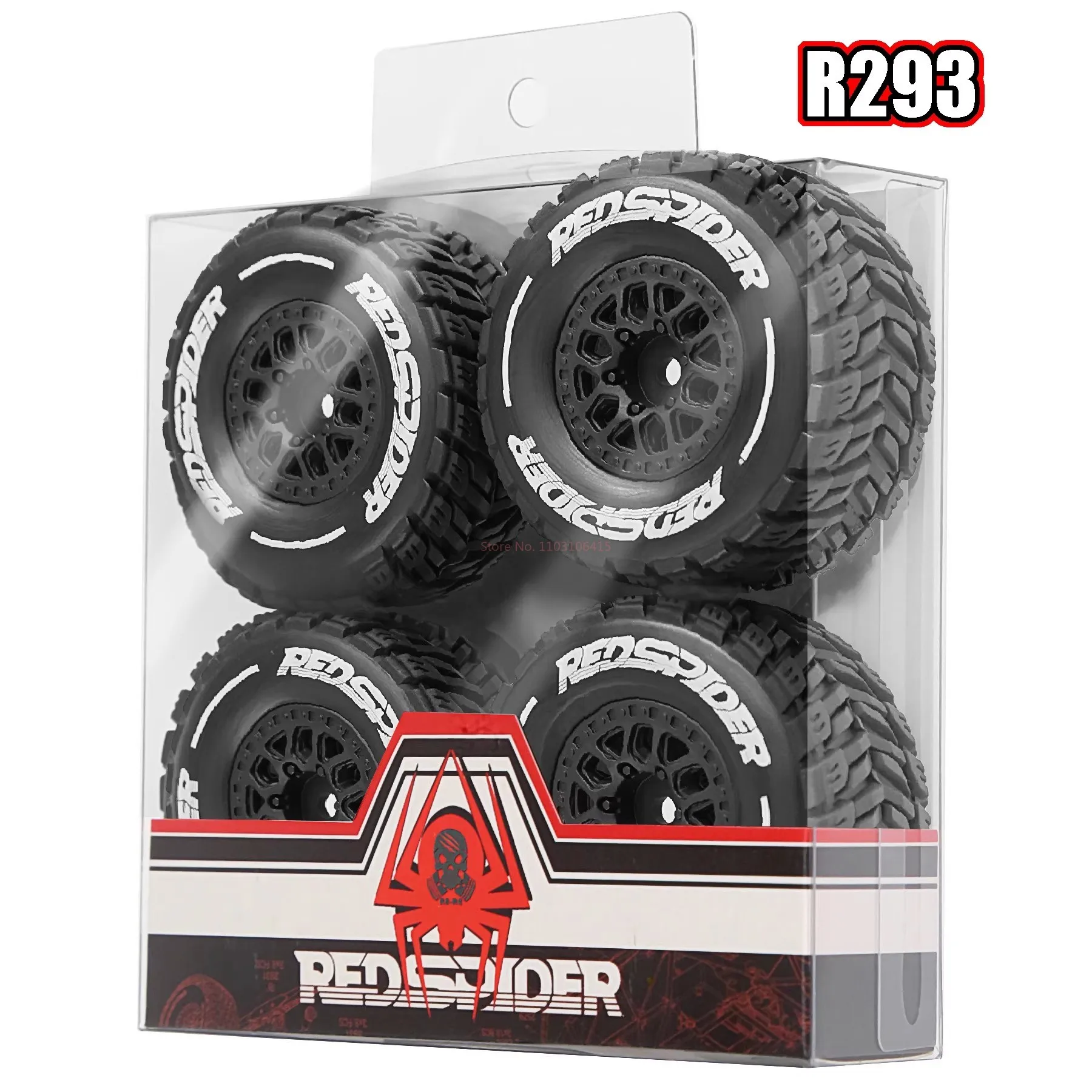 Rs Red Spider Arrma 1:14 Mojave Mini Mohave pneu de voiture court Mjx 14211 pneu de voiture court non collé télécommande accessoires de voiture Rc