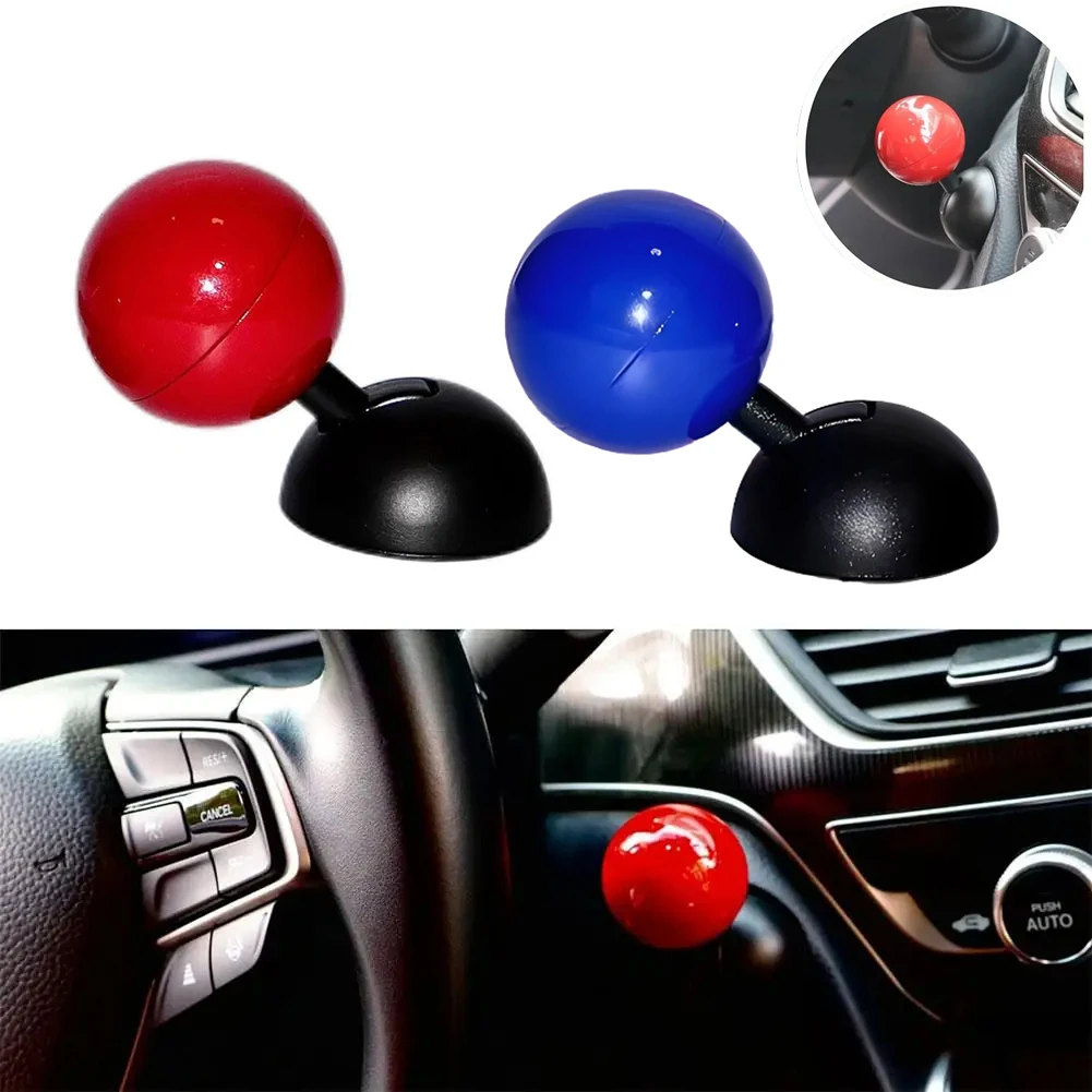 Universal Car Start Stop Button Start Lever Car Engine Push Start Switch Button Cover Protector Car Decoration Sticker Ball