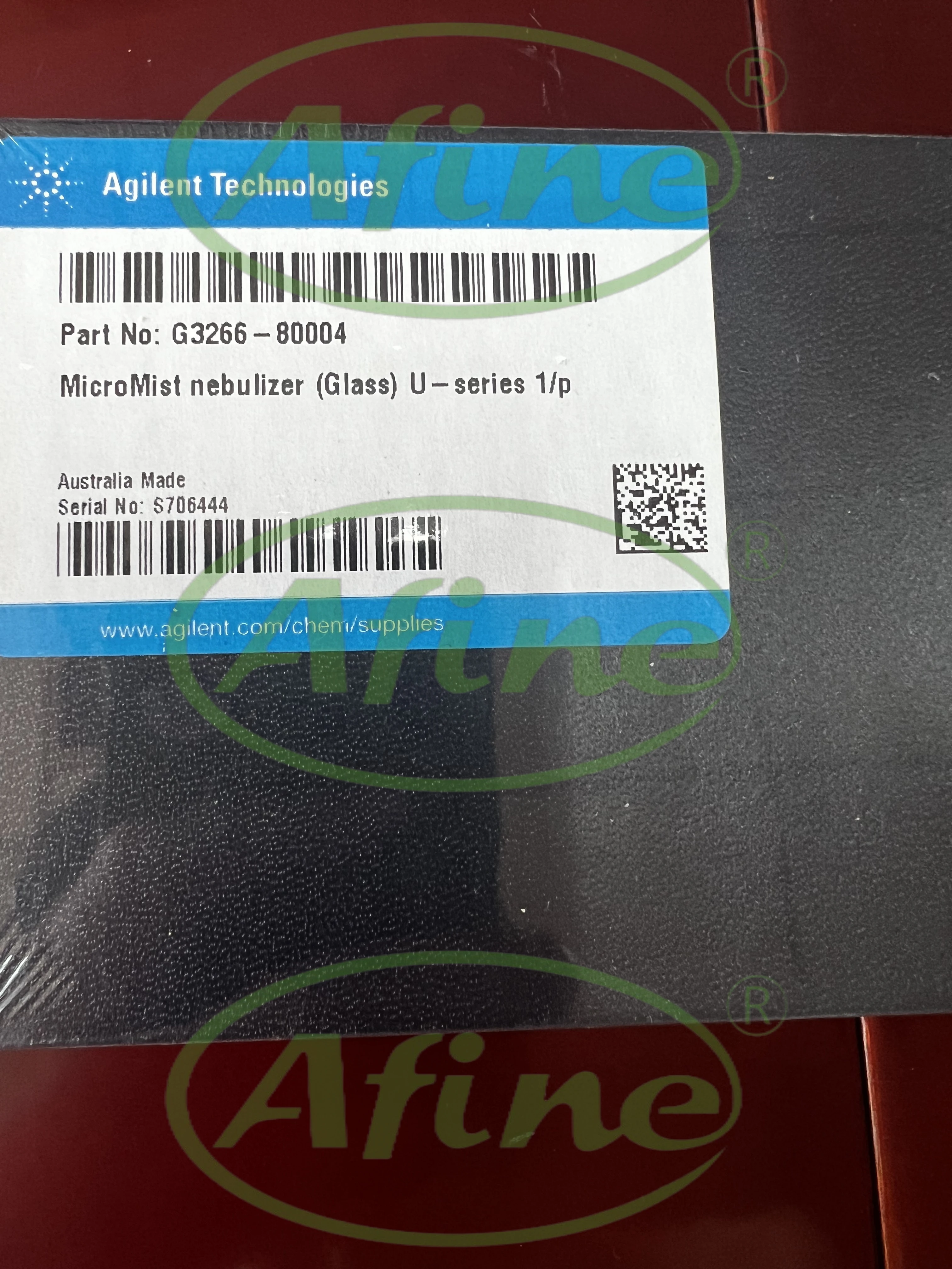 AFINE Agilent G3266-80004 마이크로 미스트 분무기, UniFit 샘플 커넥터 포함, U 시리즈용