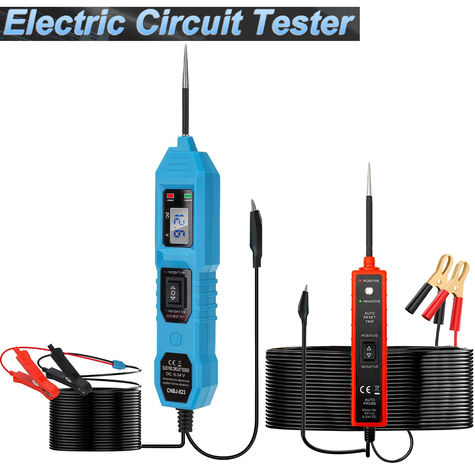 Automotive Electric Circuit Tester Car Electrical System Tester Automobile Circuit Tester With Power Switch Vehicle Diagnostic