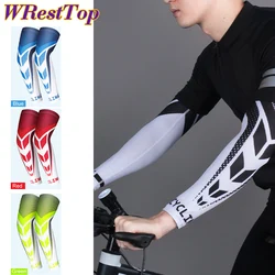 1Pair Unisex Summer Cooling Arm Sleeves Cover UV Sun Protection Anti-slip for Outdoor Sports Running Fishing Cycling Sleeves