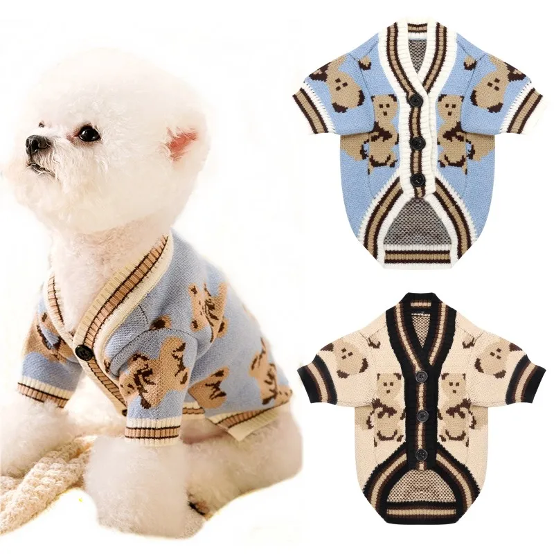 Luxury Dog Clothes Pet Dog Sweater for Medium Dog Puppy Sweaters Chihuahua Greyhound Clothes Fashion Dog Vest Dog Outfit Costume