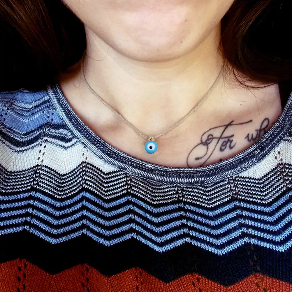 

50Pcs Evil Eye Charms Alloy Pendant DIY Jewelry Making Beads Necklace Bracelet Earrings Anklet Unique Creative