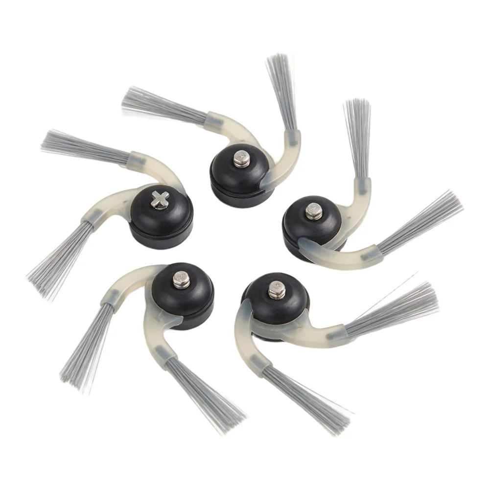 Replacement Side Brush Set 6 Pack for Roborock QV35A/QV35S/Qrevo L 92mm Nylon for Efficient Corner and Wall Cleaning