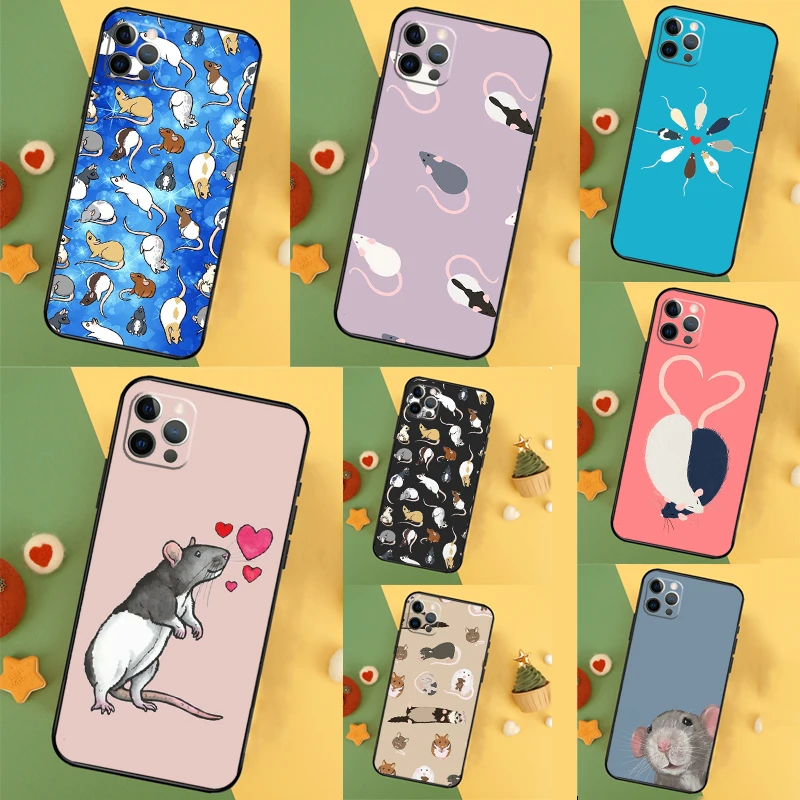 Mouse Rat Case For Samsung Galaxy A15 A16 A17 A26 A36 A56 A55 A35 A52 A32 A12 A53 A33 A13 A14 A34 A54