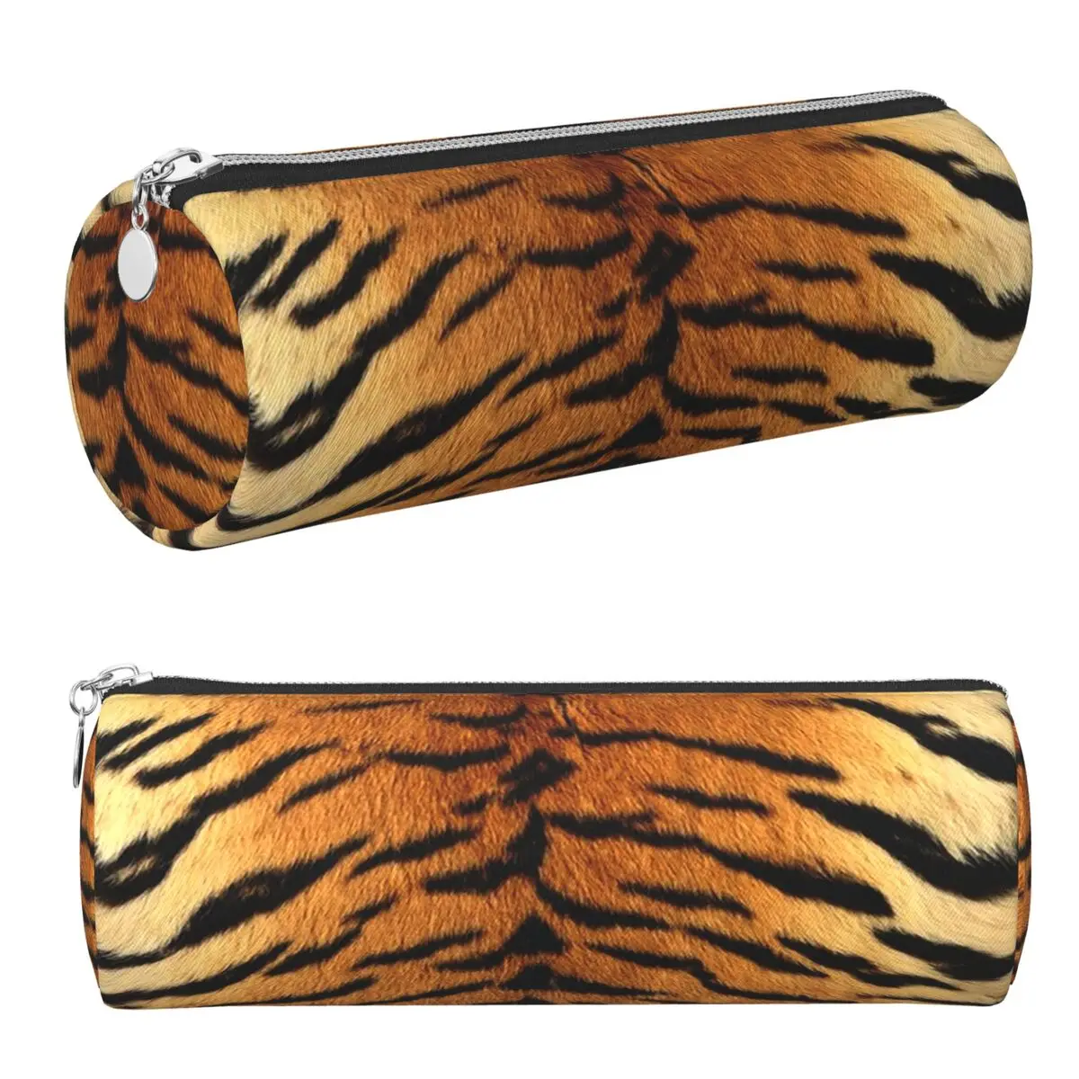 

Tiger Fur Sketch Color Picture Pencil Case Pen Holder Cylinder Pen Box Pencil Bag for Students Gifts