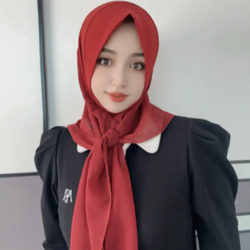 Scialli hijab musulmani morbidi per donna, berretto casual, regalo musulmano