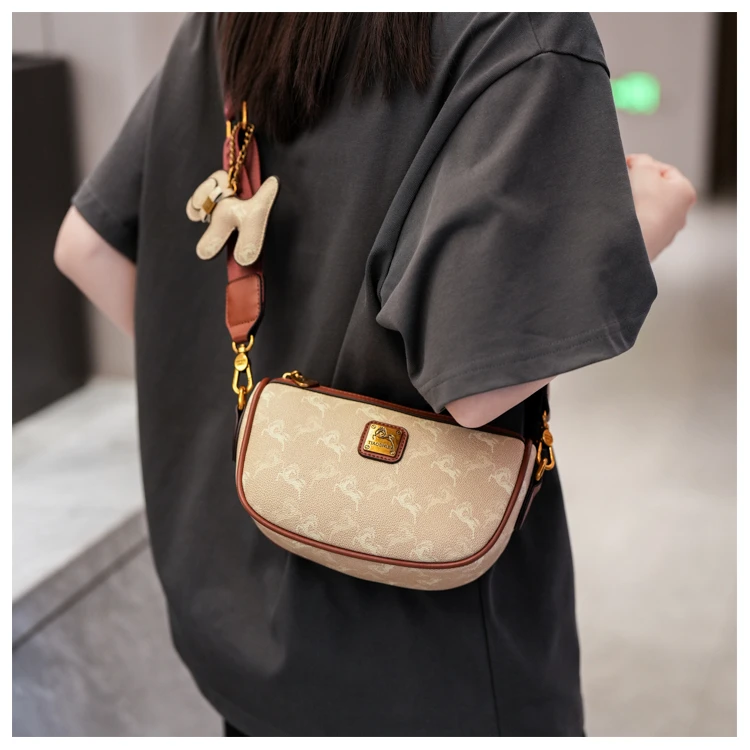 

Popular Classic Women's Shoulder Bag Made of Premium Leather Luxury Brand Messenger Crossbody Handbag Stylish