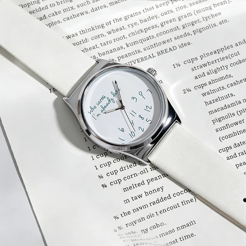 Burst Fashion Bestseller Burst Digital Glow In Man Watch Simple Trend Interesting Language Disorderly Dial Classic Sport Watches