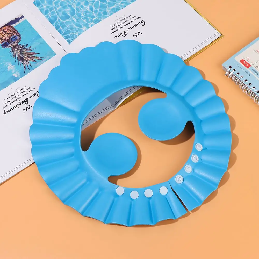 Boys Girls Unisex  Adjustable Portable Eye Protection Bath Visor  Shower Caps Wash Hair Shield Shampoo Hat