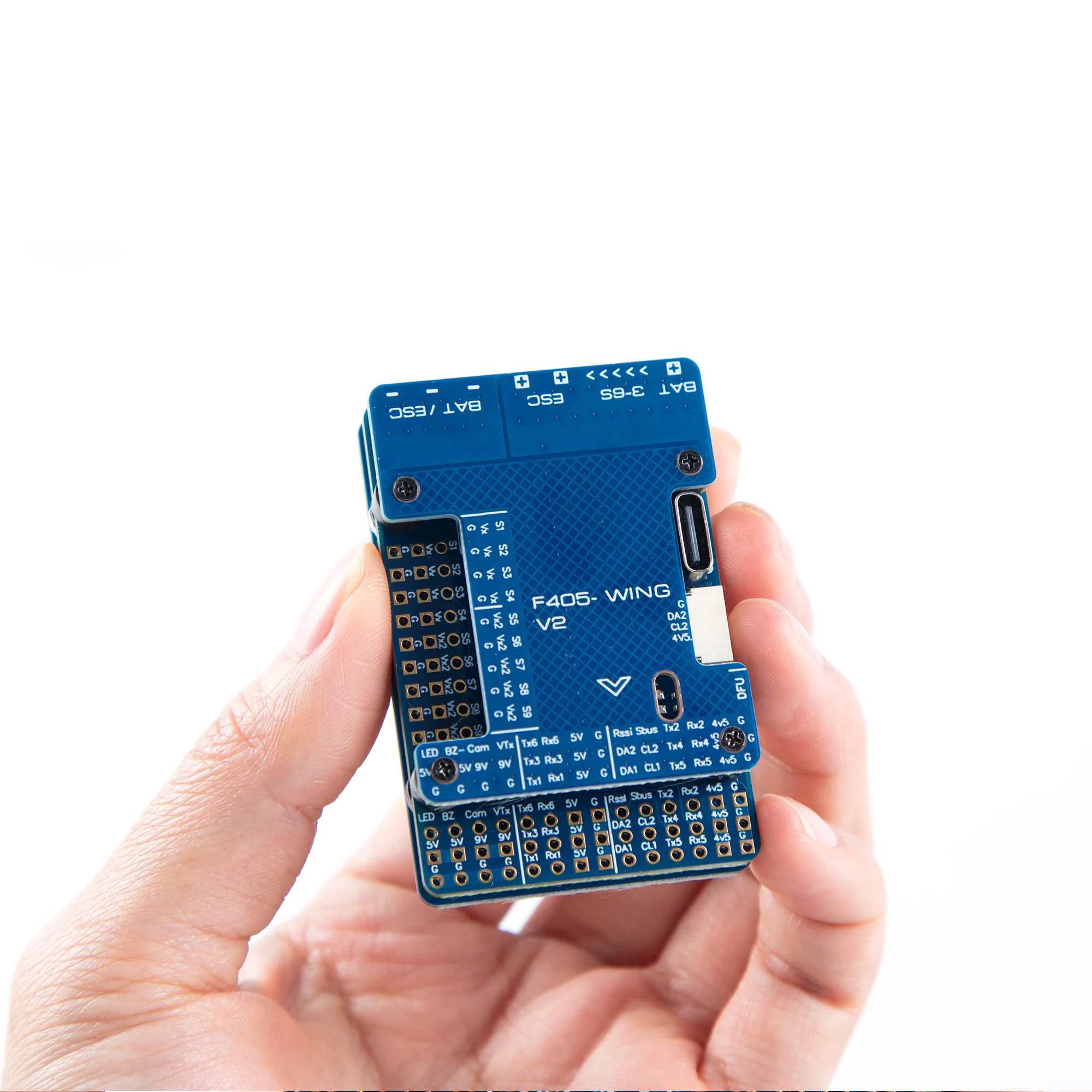 F405 WING V2 FC Flight Controller STM32F405RGT6 Built-in ICM42688P OSD SD Slot USB Type-C  ArduPilot/ INAV Firmware for RC Drone