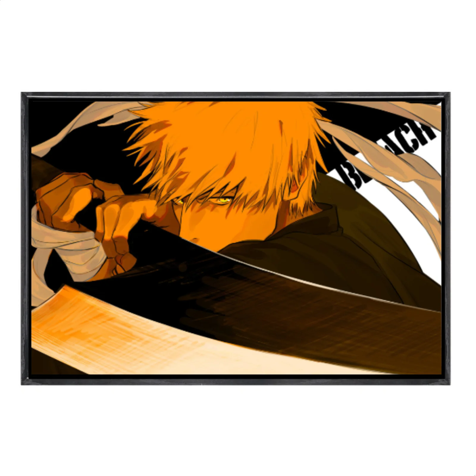 

Японская манга, многоразмерный холст, постер в двойной рамке, настенное искусство, домашний декор отбеливателя для гостиной, спальни