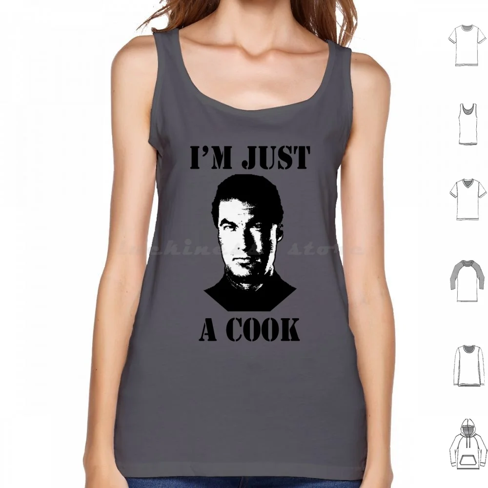 Seagal Just A Cook Classic Tank Tops Vest Sleeveless Seagal Just A Cook