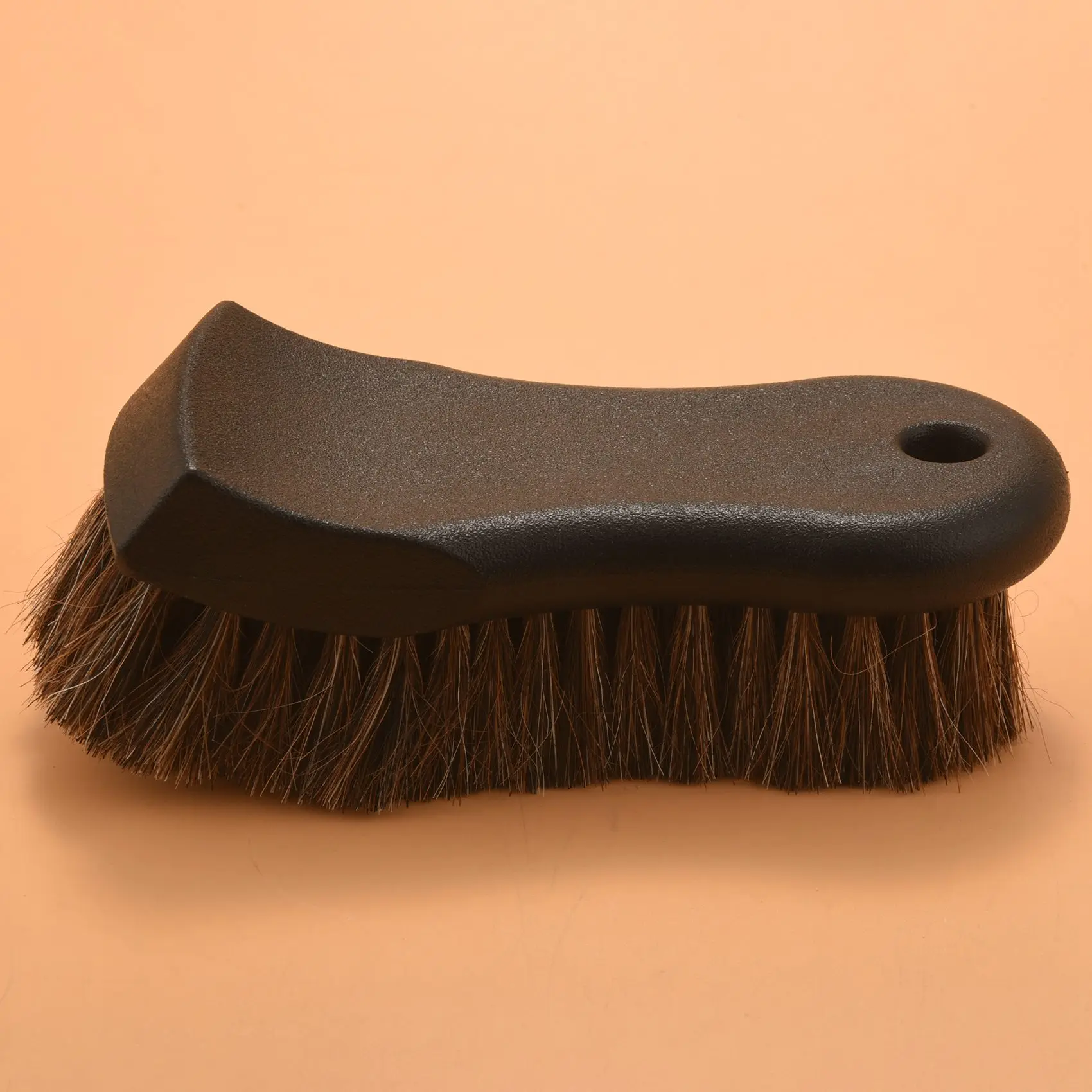 

Щетка для чистки автомобиля, мягкая щетка для детализации из конского волоса, нескользящая ручка, щетка для мытья автомобиля для обода шасси, решетка радиатора