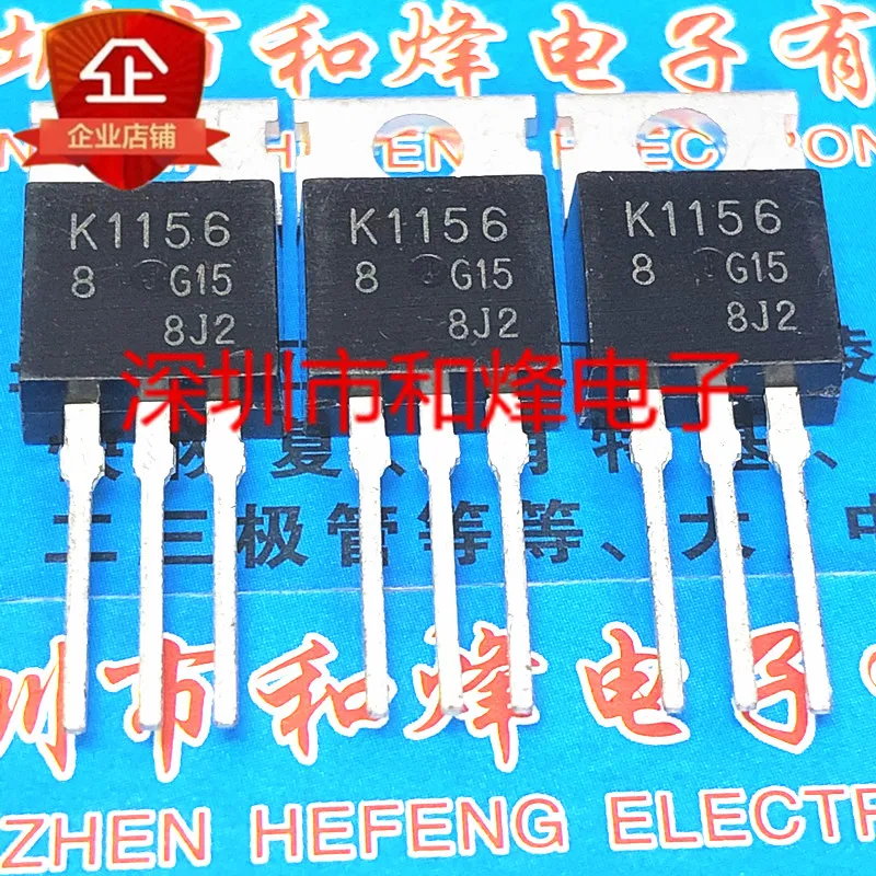 5PCS-10PCS K1156 2SK1156  TO-220 500V 5A   New and Original On stock