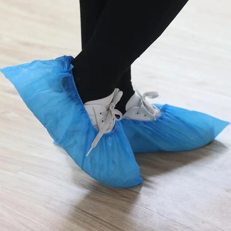 

10pcs Dustproof Foot Cover Shoe Protector Disposable Shoe Cover Non-slip Dhoe Cover Students Adult Non-woven Household Supplies
