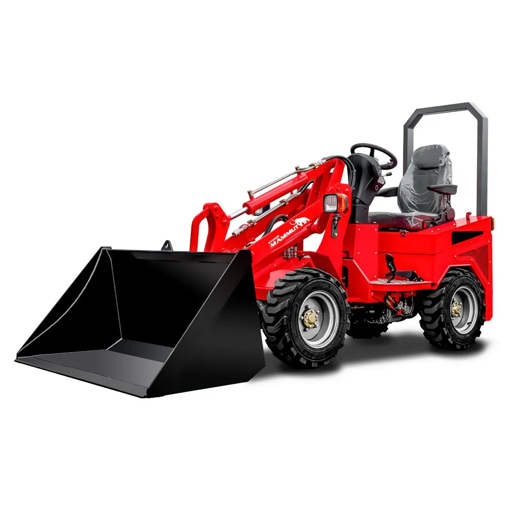 Cheap 400kg 0.4ton small electric wheel loaders mini front end loader small diesel/electric loader best price for sale