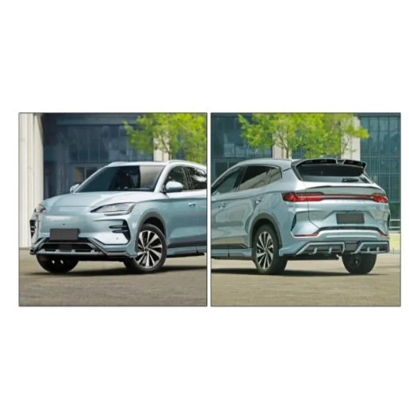 

STLFAutomobile Bodykit Retrofit Car Sets Body Kit Rear Wing Stabilizer Car Kits+PP+ABS Rear Front Spoilers for BYD Song Plus New
