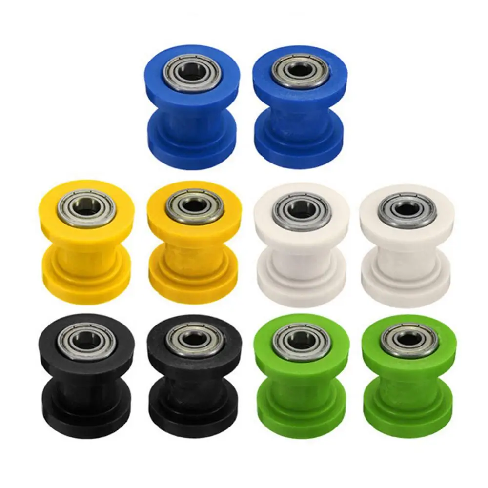 10mm Motorcycle Motorbike Dirt Bike Chain Pulley Roller Wheel Guide Tensioner Wheel Guide 자전거 체인 도르래 롤러 가이드 장착기