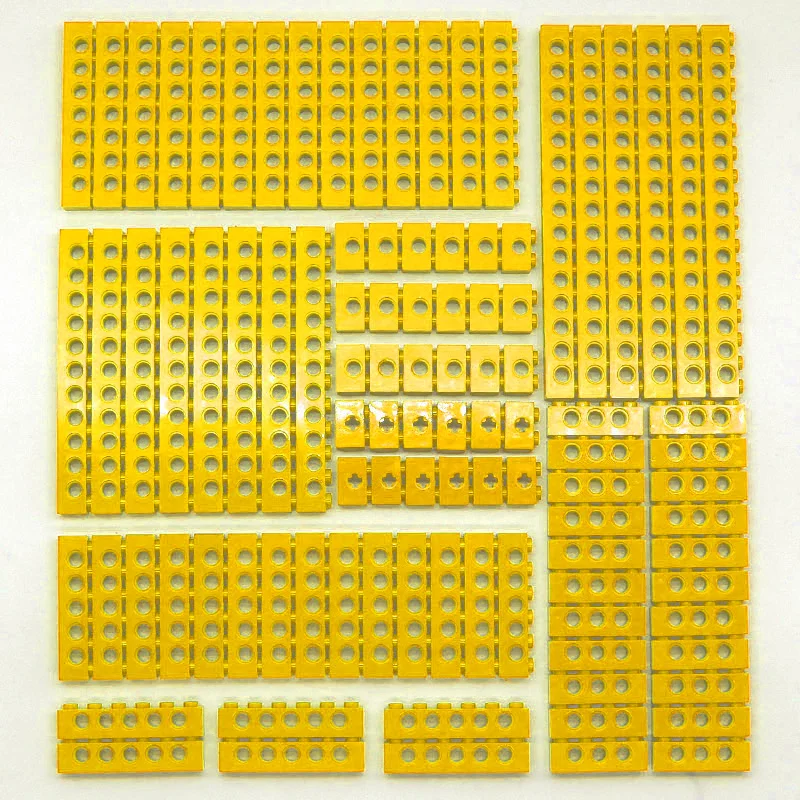 100 Stuks Bulk Technische Onderdelen Pin Liftarm Stenen Studless Beam Asplug Connector Tandwiel Bouwstenen Compatibel Speelgoed