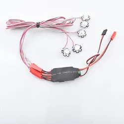 1Set LED Strobe Light Flashing Bright Navigation Explosion-flashing Lamp 2S 3S 4S 5S 6S Lipo Parts for RC Aircraft FPV