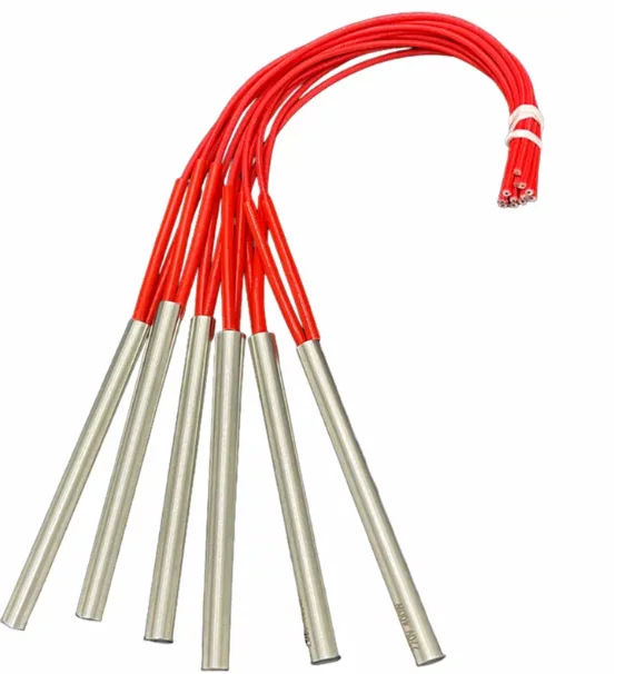 5pcs Electrical Cartridge Heating Resistance Element 8mm Tube Diameter Heater Tube Element Wattage 100/100/120/150W