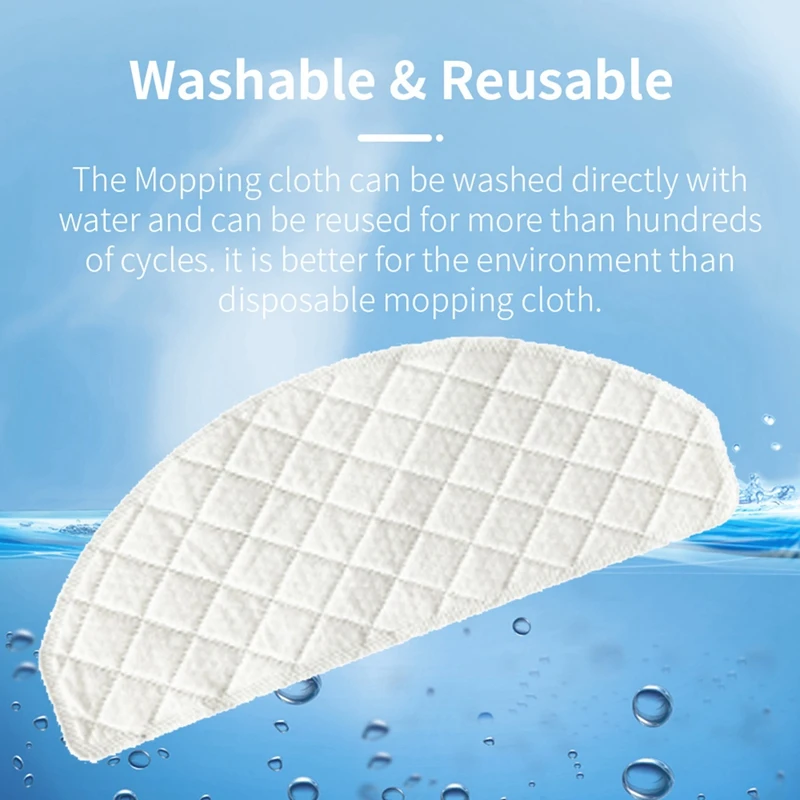 Pano Mop descartável para Xiaomi Lydstro R1 Peças de Aspirador Robô, Kit de Acessórios para Casa, Remover Poeira, 30PCs