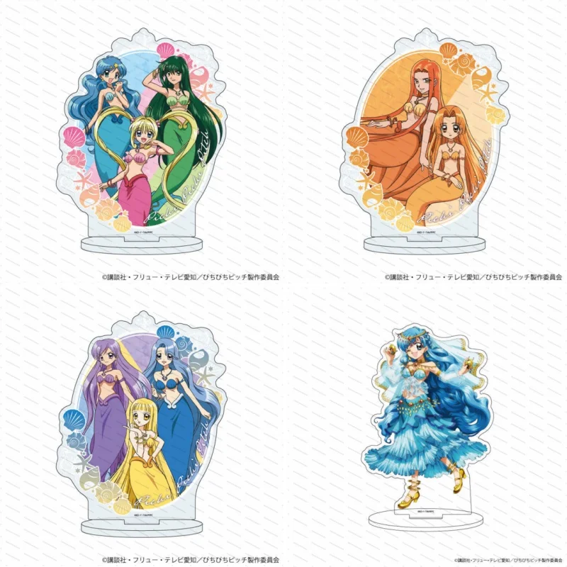 

Anime Mermaid Melody Acrylic standing signs as gifts for friends, desktop ornaments and small presents Fan gift accessories 15CM