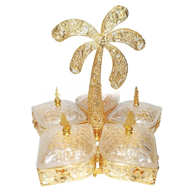 

2024 metal gold-plated decorative dried fruit vegetables, metal environmentally friendly dried fruit plate