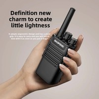 Baofeng Ultra-Thin Mini Hotel KTV Restaurant Outdoor Lightweight Compact Long-Range V8 Walkie-Talkie For Outdoor Use