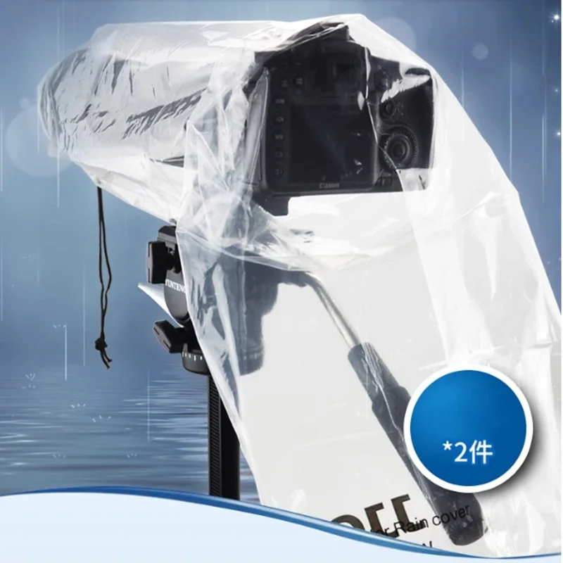 2 قطعة معطف واق من المطر مقاوم للماء كاميرا غطاء للمطر حقيبة حامي ل RI-5/RI-6/RI-S/RI-SF/RI-ST1 كاميرا غير نافذ للمطر اكسسوارات