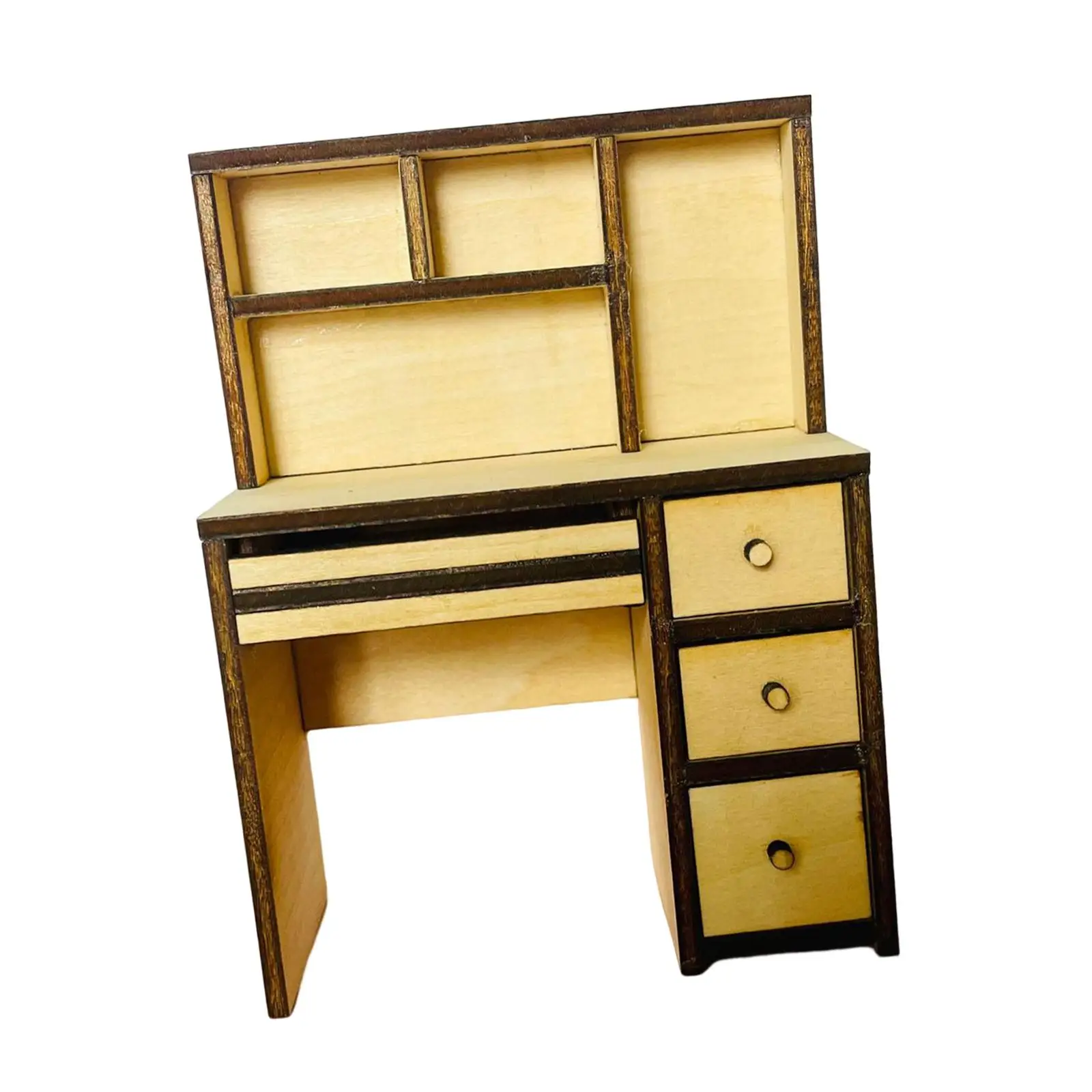 

Miniature Wooden Dollhouse Furniture Set for Creative Play and