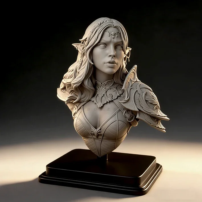 

65mm Resin bust model kits figure colorless and self-assembled A-2246