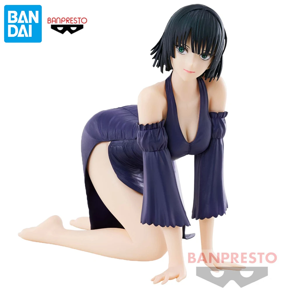 Original Banpresto Relax Time One Punch Man Hellish Blizzard 110mm Collectible Figure Anime Action Model Toy Gift for Kid