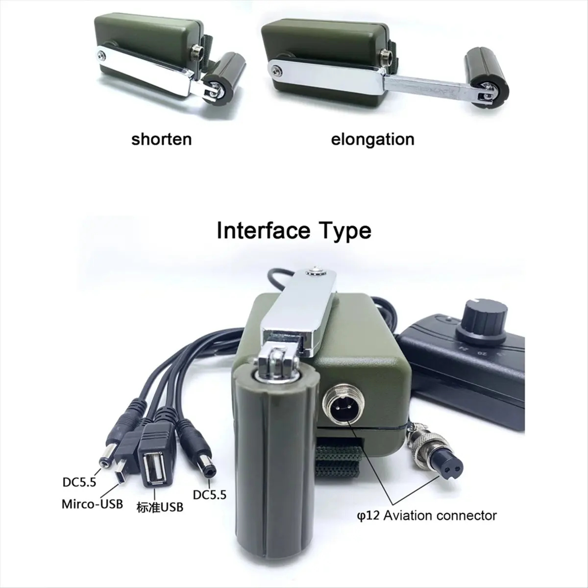 【Motor Parts】 Hand Crank Generator Outdoor Professional Silent Emergency Mobile Phone Computer Charger Portable 30W/28V view 3