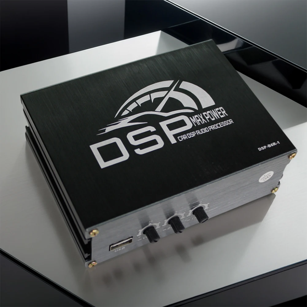 Image of 4x50W Auto DSP Digitaler Audioprozessor mit APP-Steuerung DSP Auto-Leistungsverstärker Digitaler Soundprozessor für Fahrzeuge
