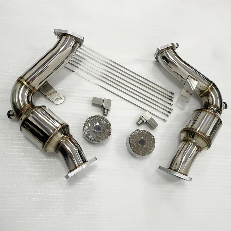 Turbo Downpipe Exhaust For S4 S5 A7 A8 B8 Q5 SQ5 3.0 TFSI V6 . B8 S4 and S5 3.0T Engines A4 S4 B8 B8.5 3.0 TFSI D4