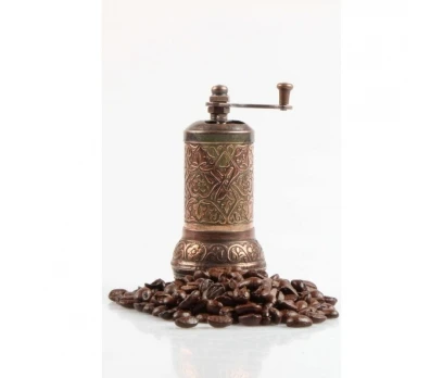 Ottoman Motif Coffee and Spices Grinder Copper