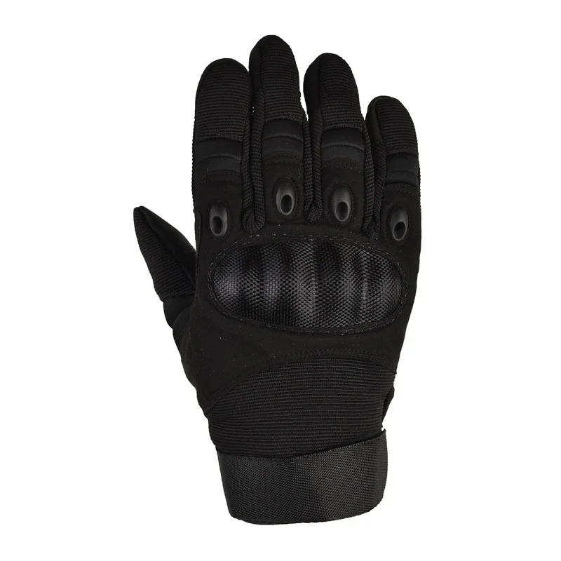 Tactical Gloves Men's Carbon Fiber Shell Full Finger Glove Paintball Shooting Gloves slip Cycling Outdoor Motorcycle Mittens