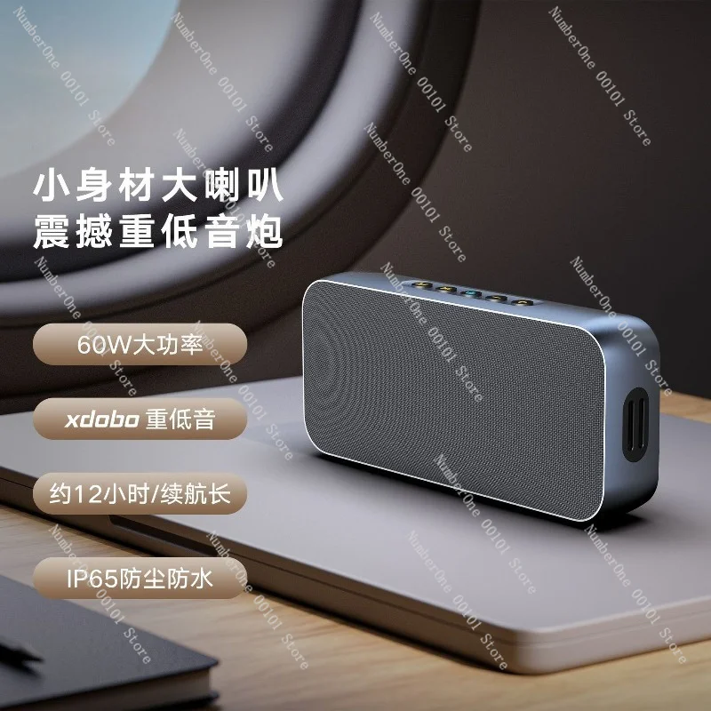 60W Portable Bluetooth Speaker Wireless Subwoofer Outdoor Stereo Home Loud Bass Sound System