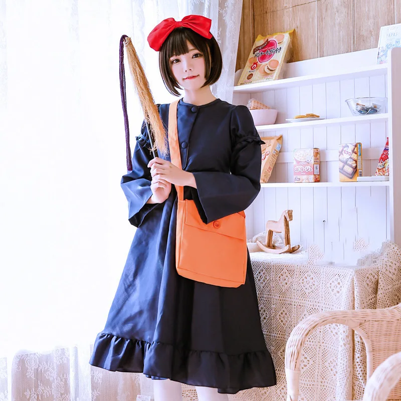Fsia de Cosplay Qiqi Pequ Do Fsia de loween Vestido de Bruxa Roupas Fenas Traje para Apresentação no Palco