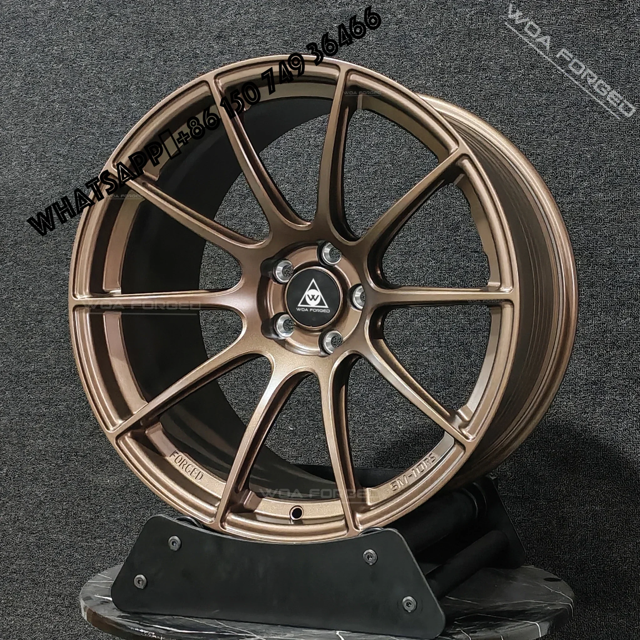 

6061-T6 Customized SM-10RS Deep Dish Sport Car Wheels Lightweight Forged Aluminum 5x114.3 New Chrome 35mm 40mm 25mm ET P