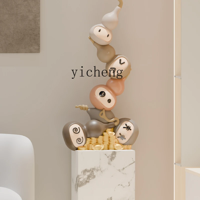 

1 Living Room Large Floor Ornaments TV Cabinet Home Decorations Light Luxury High-Grade Artistic Gifts