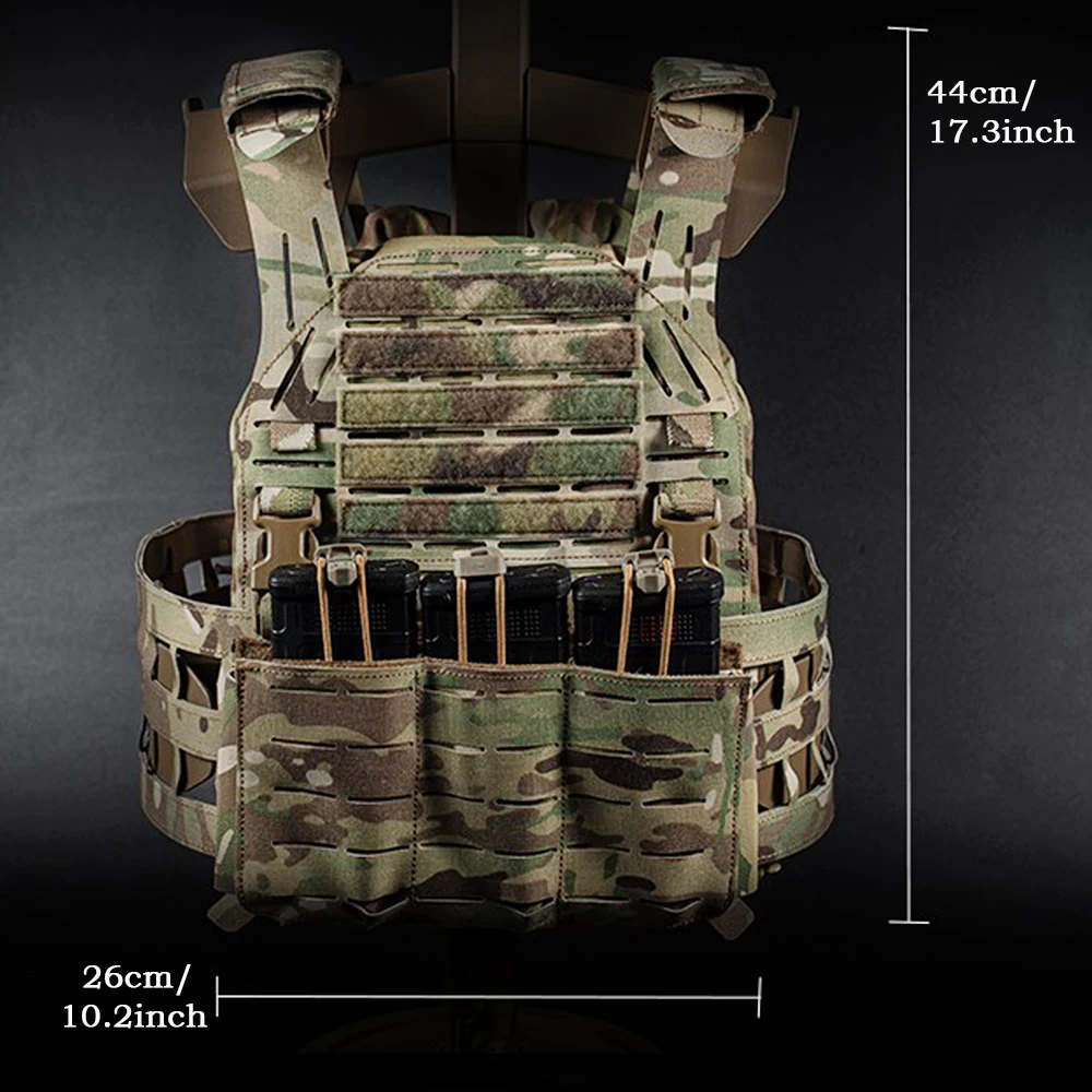 Imagem -06 - Sabado-colete Tático para Airsoft Engrenagem Modular Porta Placa Peito Rig Painel Molle Acessórios de Caça Lbt 6094