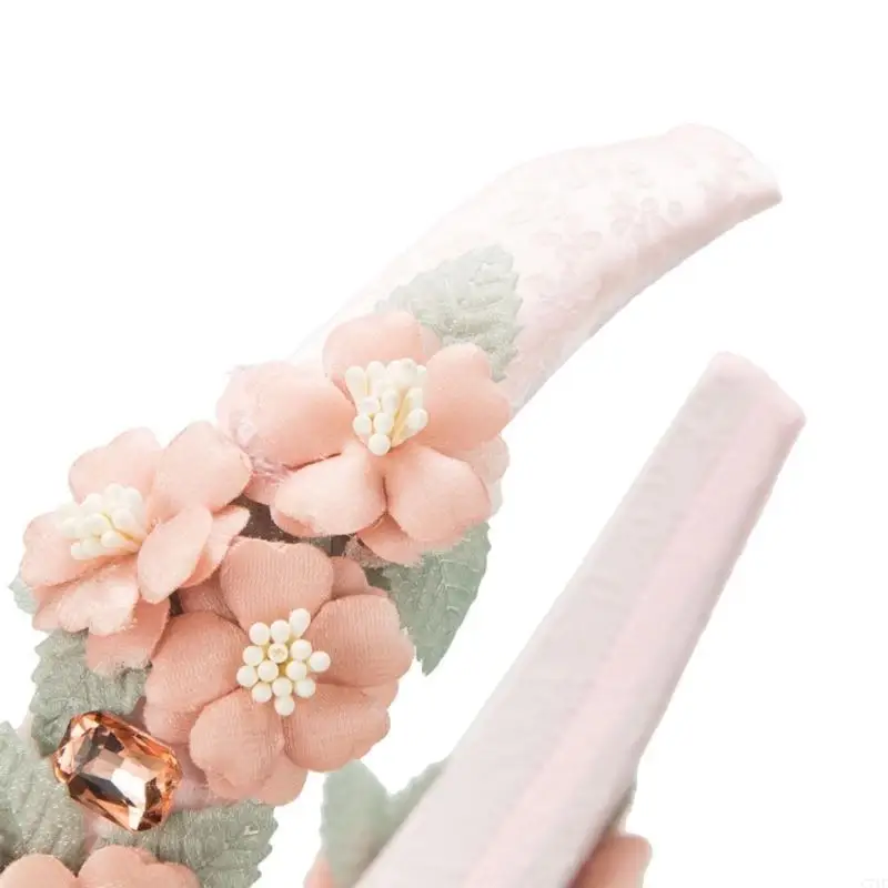 

C71F уникальный головной убор для женщин, модный головной убор, повязка для волос с цветком, головной убор, аксессуары для для