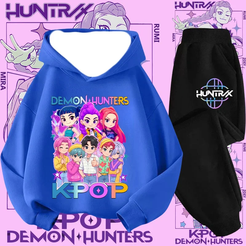 الخريف/الشتاء هوديي مجموعة Y2K الساحرة الصيد فريق مطبوعة كسول نمط الرياضة الاتجاه المرأة الشارع ثلاثية الأبعاد داليان هوديي السراويل الكبار