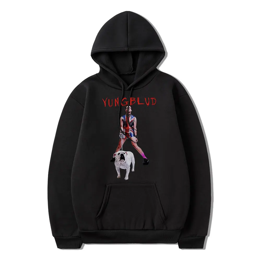 

Singer Yungblud New Product Classic Harajuku Print Winter Long Sleeve Loose Casual Woman Hoodie Oversized Hip Hop Sports Style