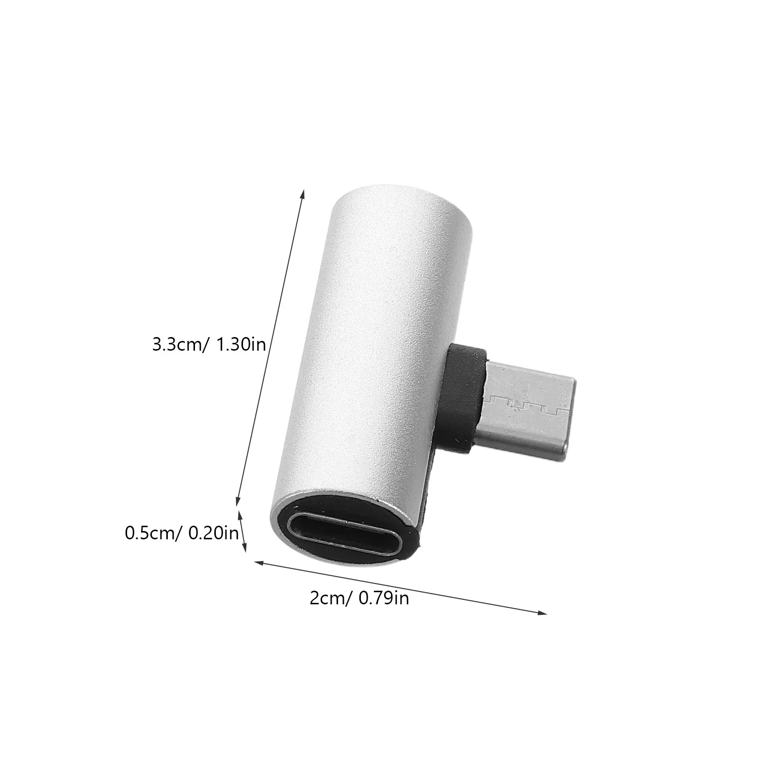 USB C to 3.5mm Earphone Adapter with Simultaneous Charging Support for Smartphones Clear Audio Transmission Headphone Adapter